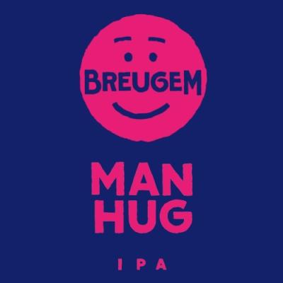 Man Hug IPA logo Man Hug IPA logo